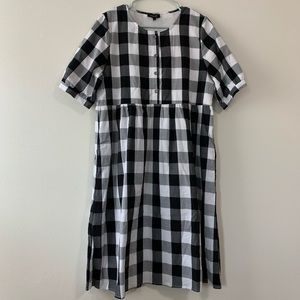 Roolee Buffalo Plaid A-Line Dress